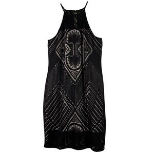 Bold Elements Sexy  Black Bodycon Sleeveless Dress Size L